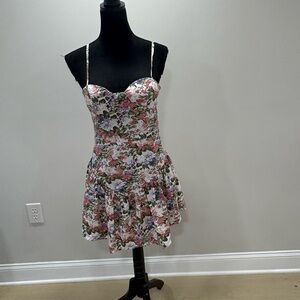 SHEIN Multicolor Floral Mini Dress